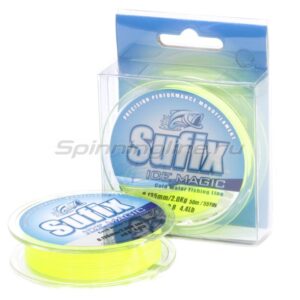 Леска зимняя SUFIX Ice Magic 50 м желтая 0,300 мм 7,7 кг