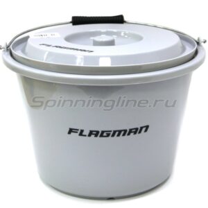 Flagman ведро для прикормки + крышка 12L