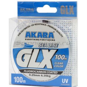 Леска Akara GLX Sea Line 100 м 0,20 прозрачная
