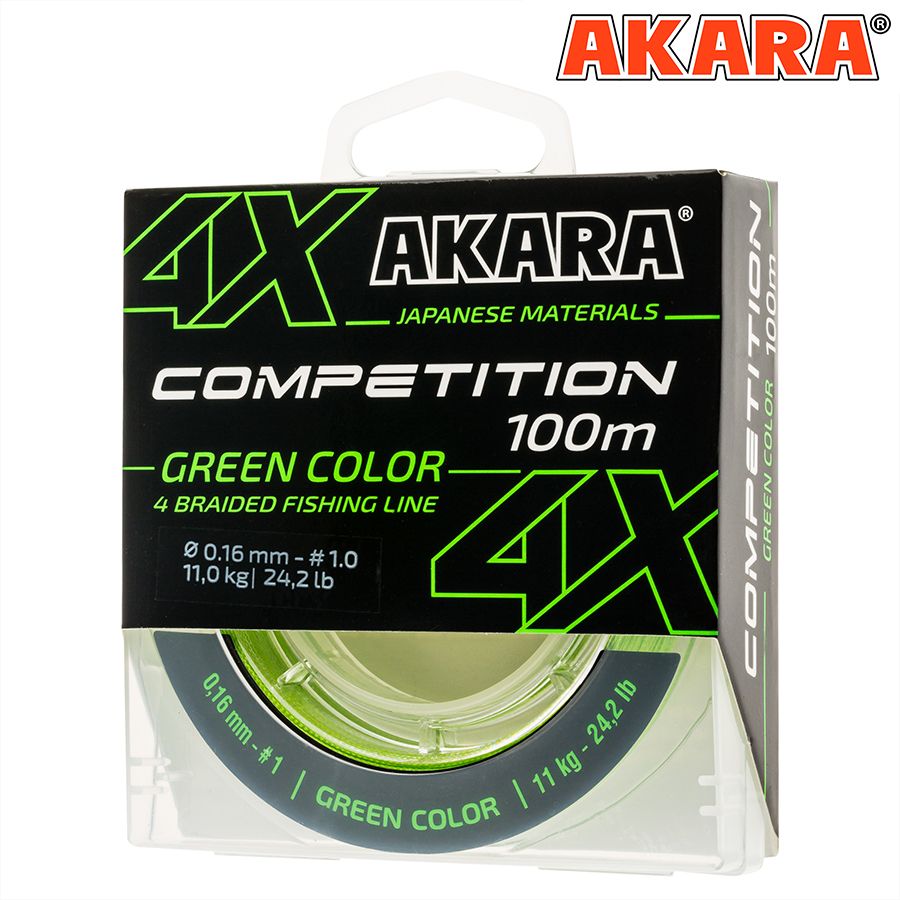 Шнур Akara  Competition Green 150 м 0,14