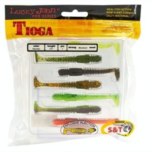 Виброхвосты съедоб. искусст. LJ Pro Series TIOGA 2.9in (07.40)/MIX2 7шт