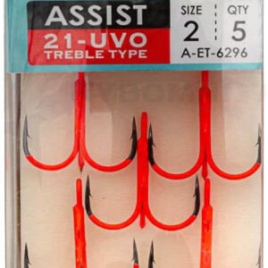 Крючок тройной BKK Assist Spear-21 UVO #1/0