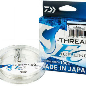 Флюрокарбоновая леска DAIWA J-THREAD FLUORO CARBON ICE LINE 0.21mm-50m