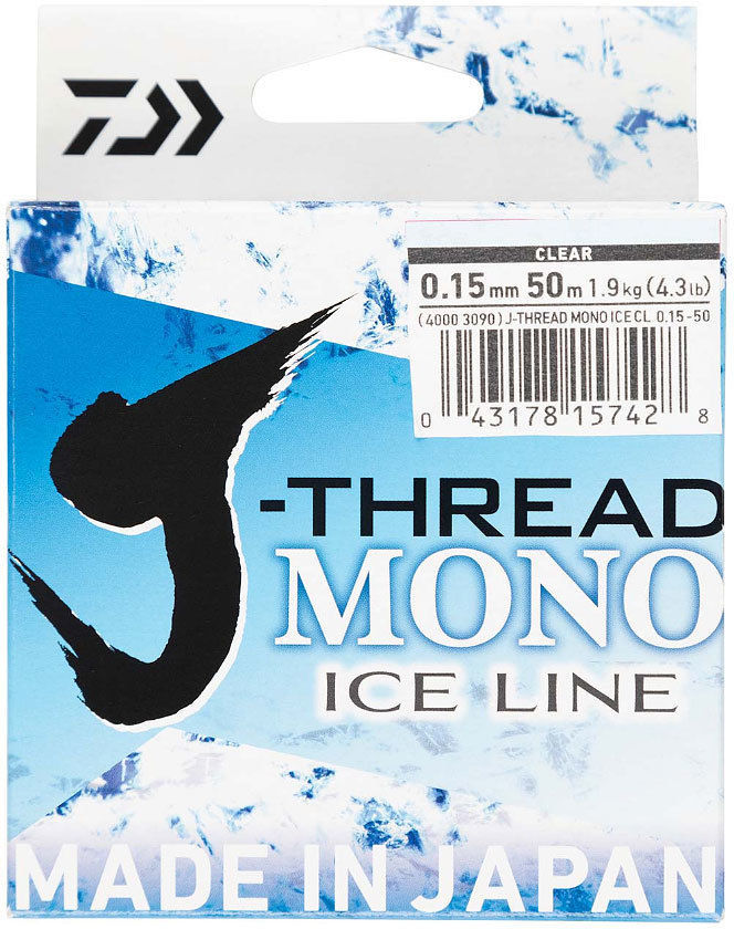 Леска DAIWA J-THREAD MONO ICE LINE 0.24mm-50m