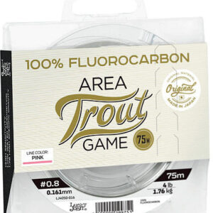 Леска моно. Lucky John Area Trout Game FLUOROCARBON Pink 075/016