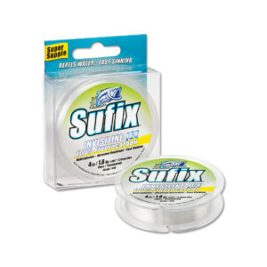 Леска зимняя SUFIX Invisiline Ice Fluorocarbon прозрачная 50м 0.25мм 4кг