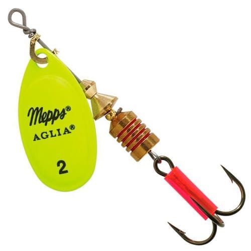 Блесна Mepps Aglia Fluo №4 (Chartreuse)