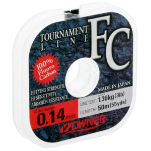 OWNER Леска Tournament FC 50м 0,14мм 1,4кг