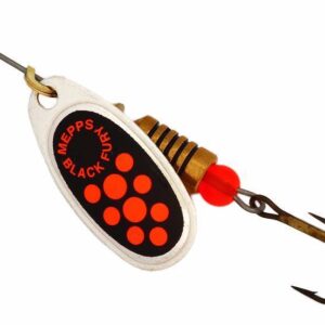 Блесна Mepps Black Fury №4 (PTS Silver/Orange)