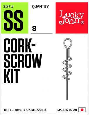 Спирали LJ Pro Series CORKSCROW KIT XL для крепл. силикон. приманок 6шт.