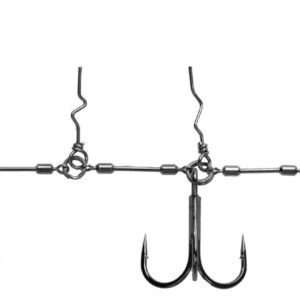Оснастка стингер BKK для силикона BB Trigger 21-UVO (Stinger Rig) (A-EU-0120) #2/0 (1шт)