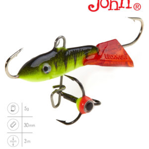 Балансир Lucky John CLASSIC 3 + тр. 30мм/24 блистер