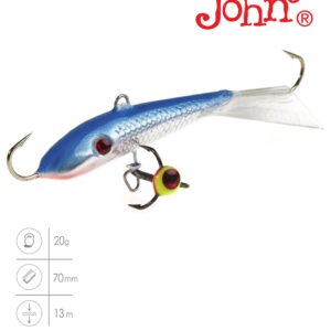Балансир Lucky John FIN 5 + тр. 70мм/15H блистер