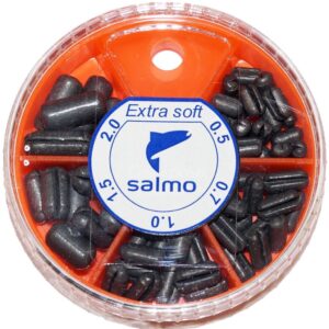 Грузила Salmo EXTRA SOFT малый 5 секц. 0,5-2,0г 060г набор 1