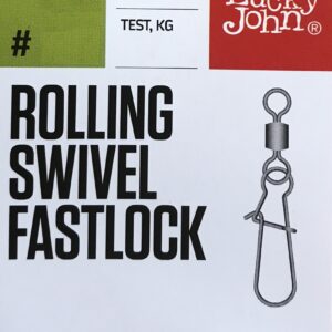Вертлюги c застеж. LJ Pro Series ROLLING SWIVEL FASTLOCK 004 7шт.