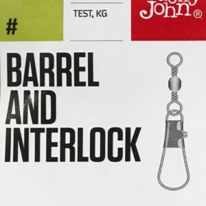 Вертлюги c застеж. LH скольз. Lucky John MOVING ROLLING AND INTERLOCK 00S 10шт.