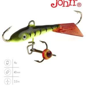 Балансир Lucky John FIN 3 + тр. 40мм/31RT блистер