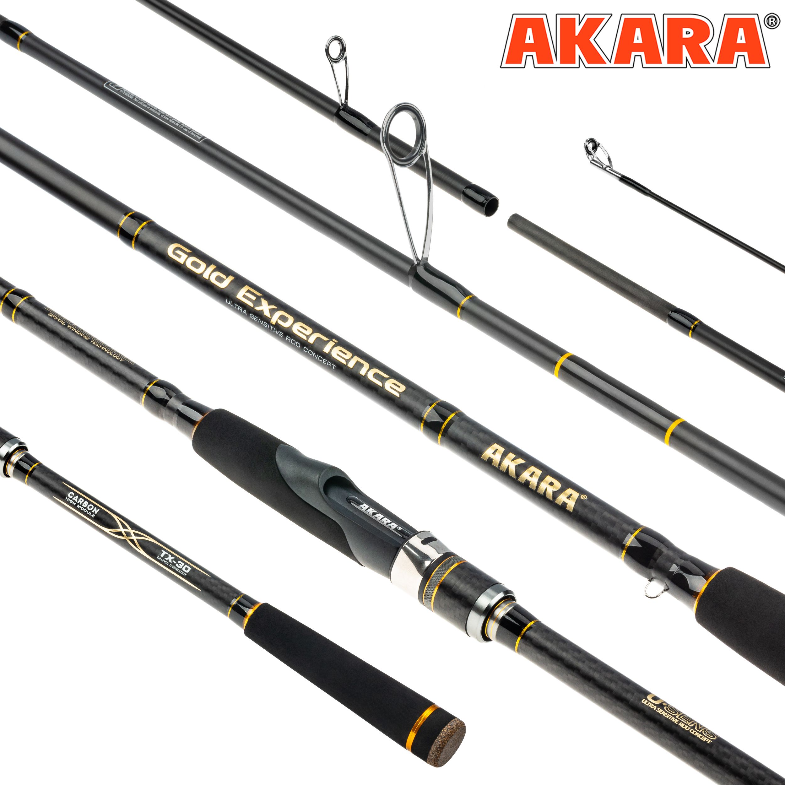 Хлыст уг. для сп. Akara Teuri S802L (3,5-12) 2,44 м