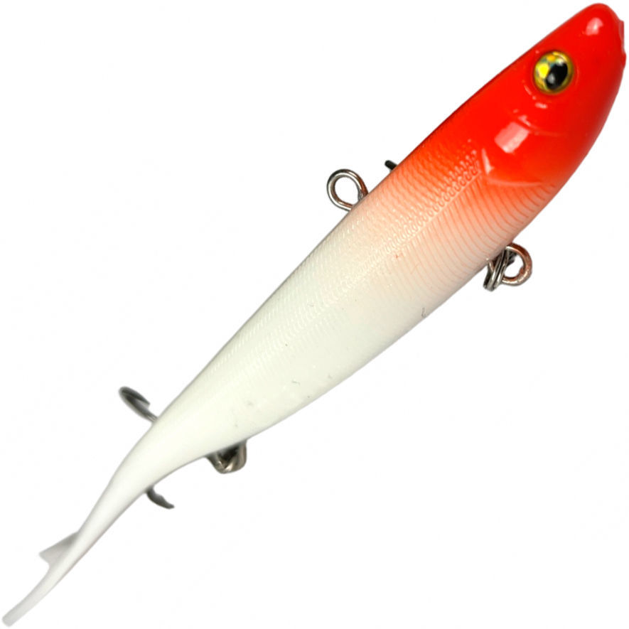 Баланслаг Jig It Whale Tail 110mm 24g цв. 005 Red head