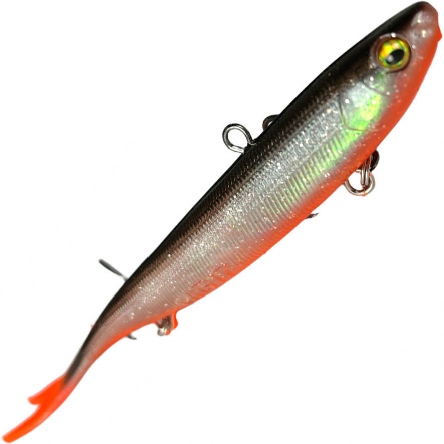 Баланслаг Jig It Whale Tail 130mm 22g цв. F11 Shiny black back