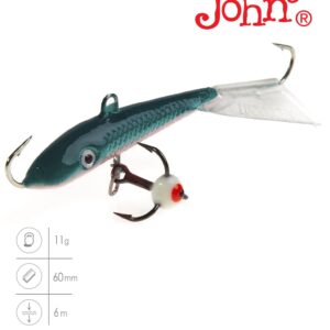 Балансир Lucky John FIN 4 + тр. 60мм/54 блистер