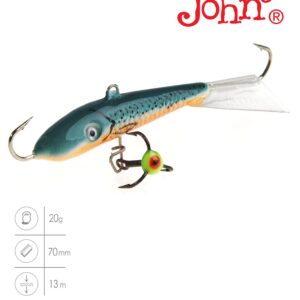 Балансир Lucky John FIN 5 + тр. 70мм/53 блистер