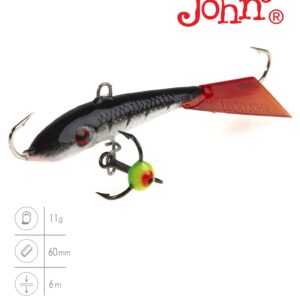 Балансир Lucky John FIN 4 + тр. 60мм/12HRT блистер