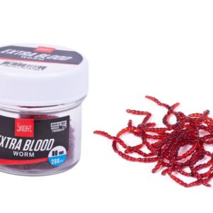 Насадки искусст. съедоб. LJ Pro Series EXTRA BLOOD WORM мотыль 200шт.