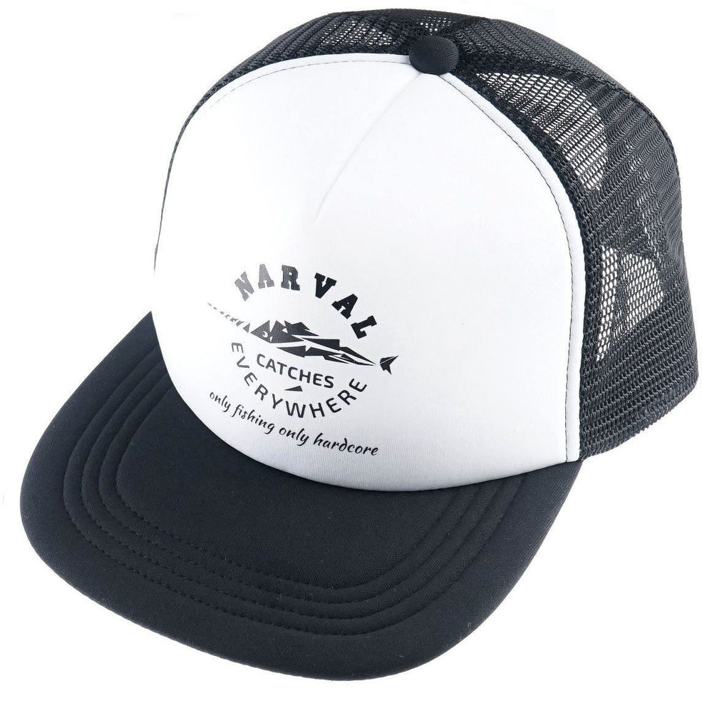 Кепка с сеткой Narval Mesh Cap Catches Everywhere Circle Black and White