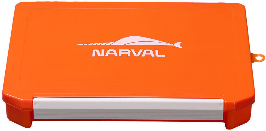 Коробка для снастей Narval Fishing Storage Box 255x185x39mm #Orange&White