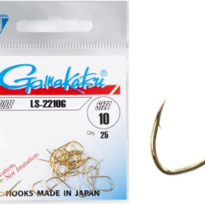 Крючки Gamakatsu LS-2210G HOOKS GOLD разм. 14 25шт.