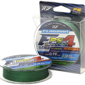 FLAGMAN Шнур PE Hybrid F4 135м MossGreen 0,26мм 12,7кг 28lb