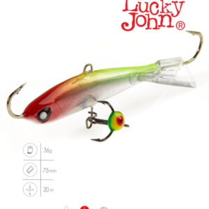 Балансир Lucky John NORDIC 6 с тр. 60мм/02H блистер