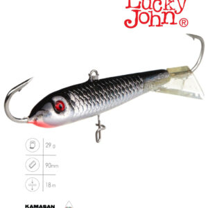 Балансир Lucky John CLASSIC 9 + тр. 90мм/13H блистер