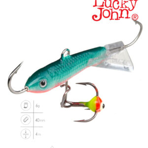 Балансир Lucky John CLASSIC 4 + тр. 40мм/54 блистер