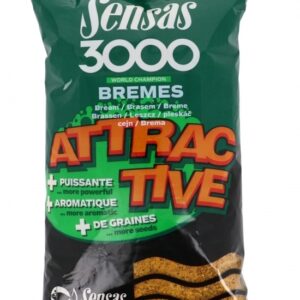 Прикормка Sensas 3000 SuperBLACK Bremes 1кг
