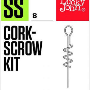 Спирали LJ Pro Series CORKSCROW KIT для крепл. силикон. приманок 10шт.