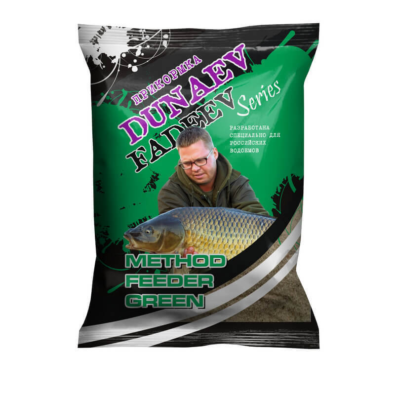 Прикормка "DUNAEV-FADEEV" 1 кг Feeder Method Green