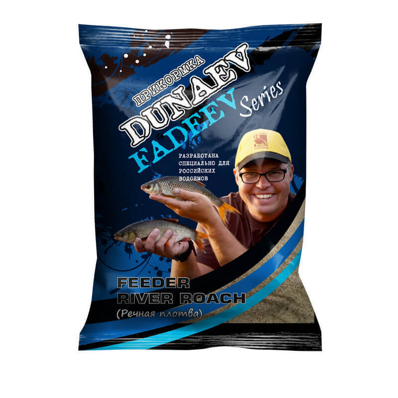 Прикормка "DUNAEV-FADEEV" 1 кг Feeder River Roach