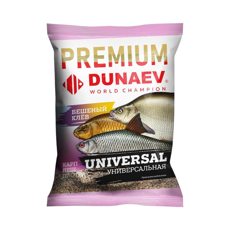 Прикормка "DUNAEV-PREMIUM" 1 кг Универсальная Конопля