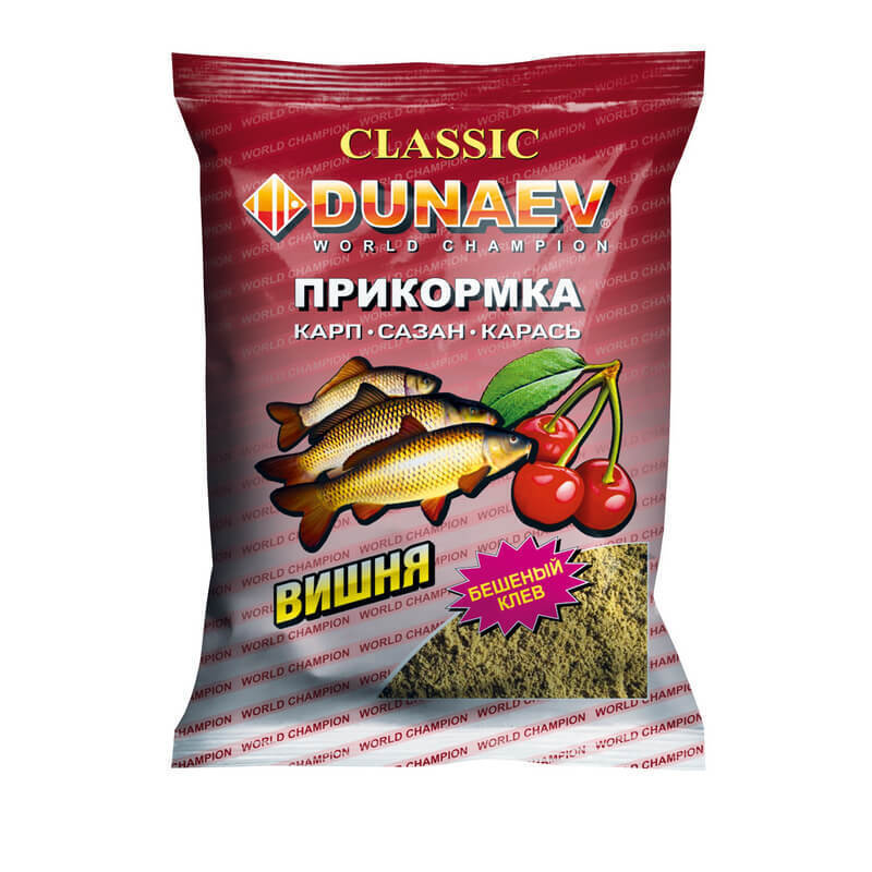Прикормка "DUNAEV КЛАССИКА" 0,9кг Карп Вишня